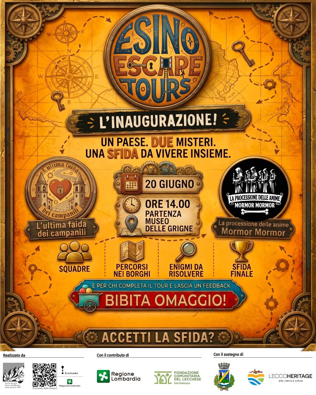 evento esino escape tours 2026 06 20